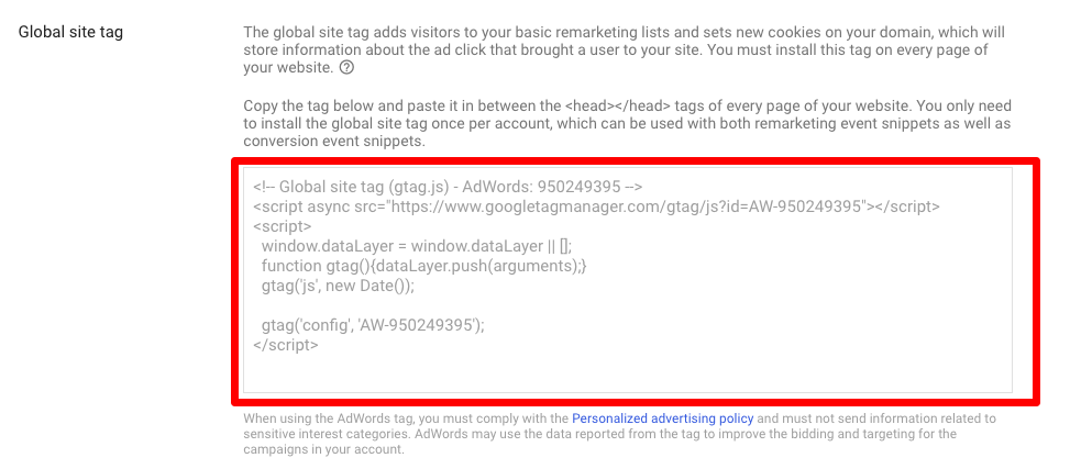 Google Ads dating sivusto